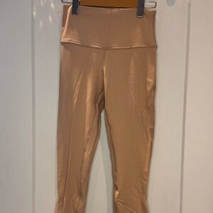 Lululemon Align high-rise pant 28” Shimmer 6 Gold/tan